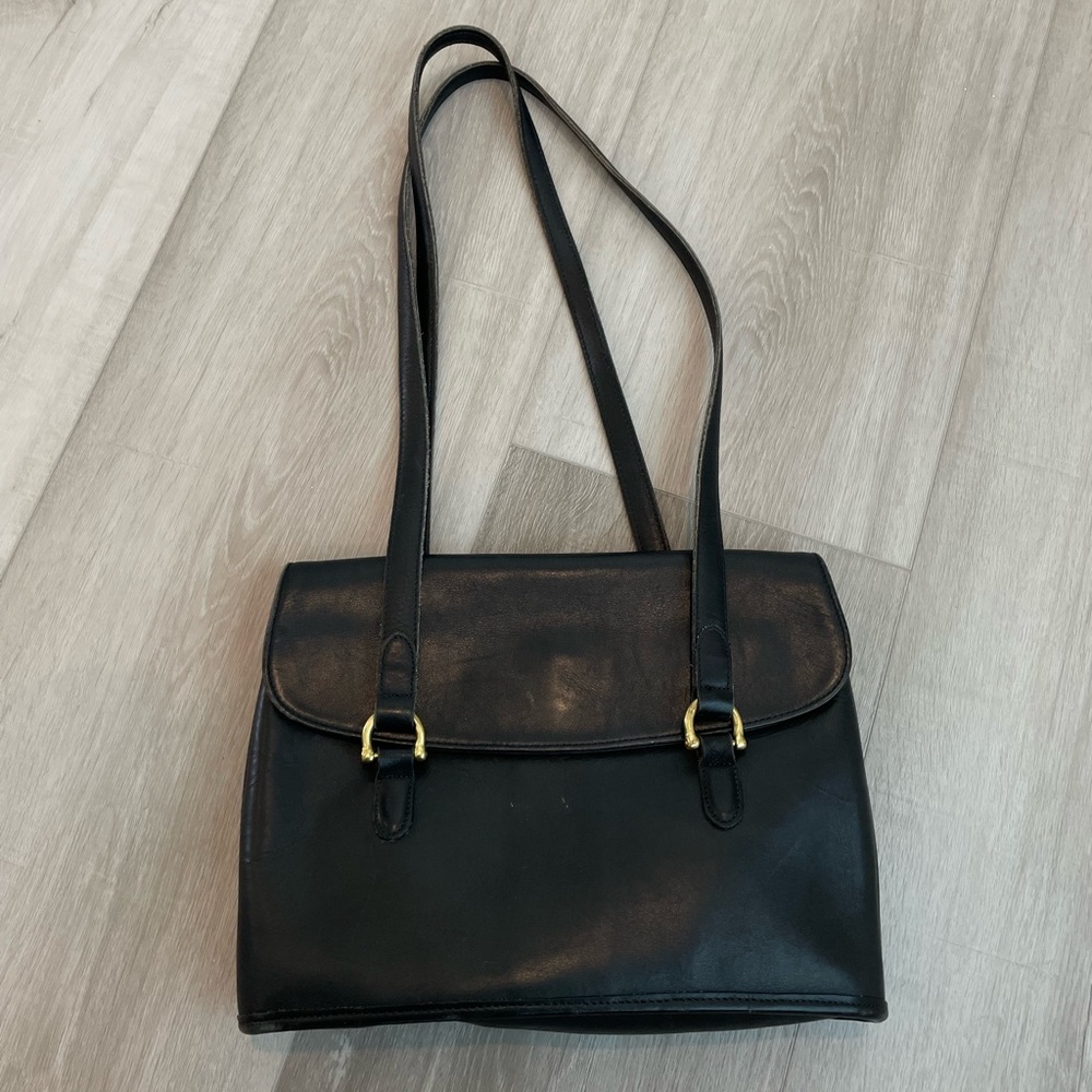 Vintage Coach equestrian shopper bag